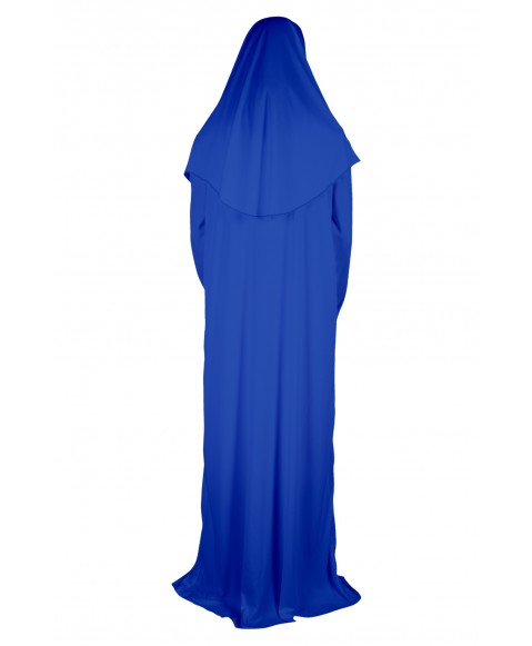 Mavi Fermuarlı Model Namaz Elbisesi