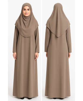 Vizon Fermuarsız Model Namaz Elbisesi